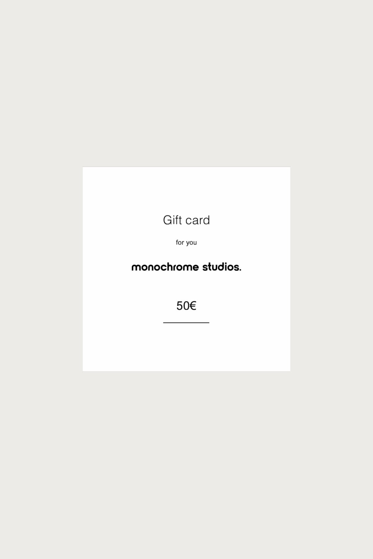 gift card