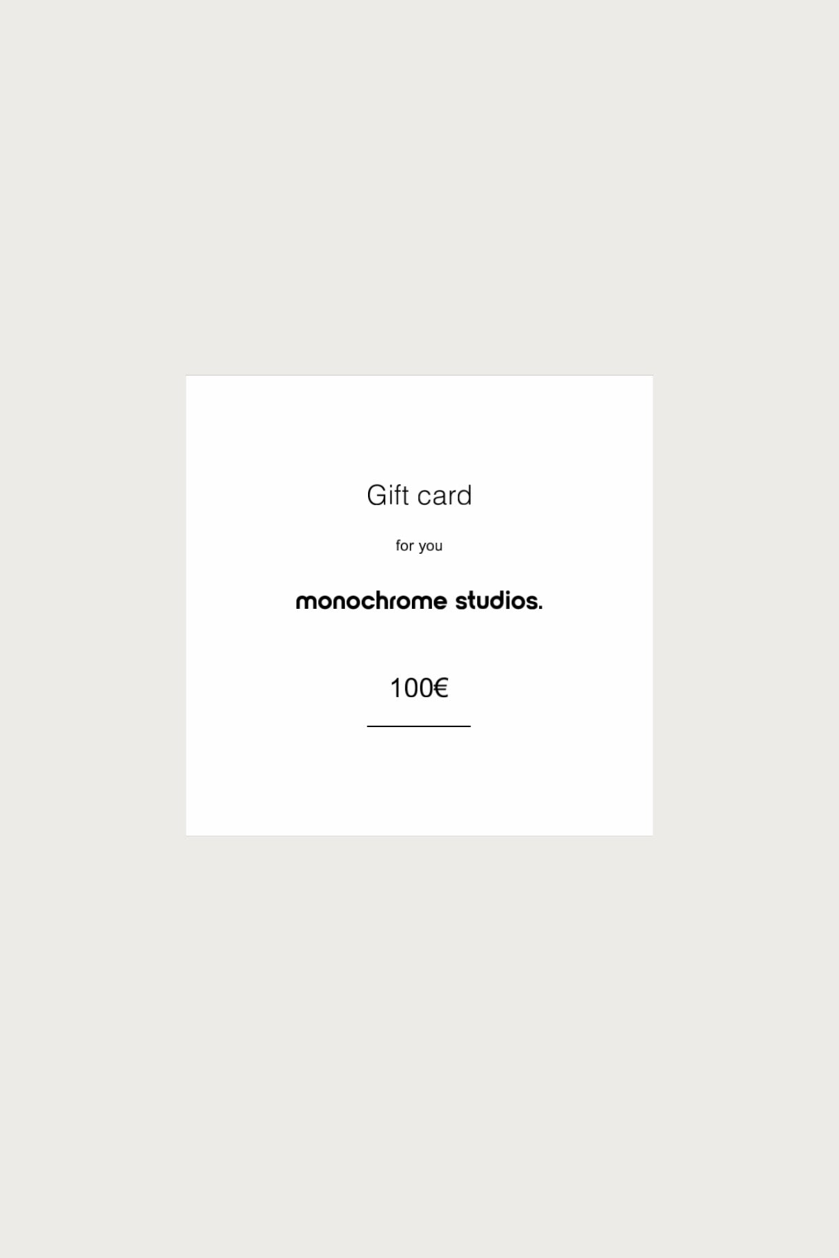 gift card