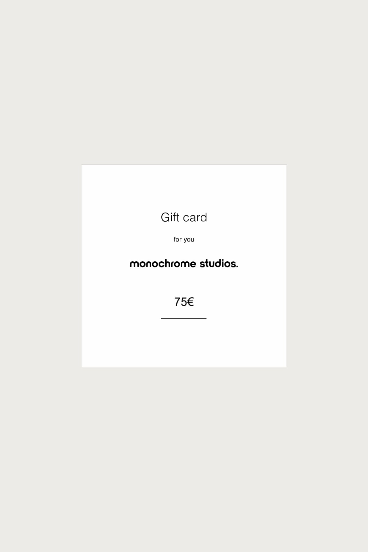 gift card